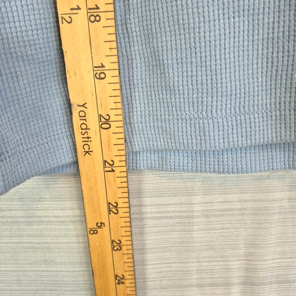 Vans Tank Top Womens Small Light Blue Waffle Knit 1/4 Button Summer Outdoors Sun - Picture 4 of 11